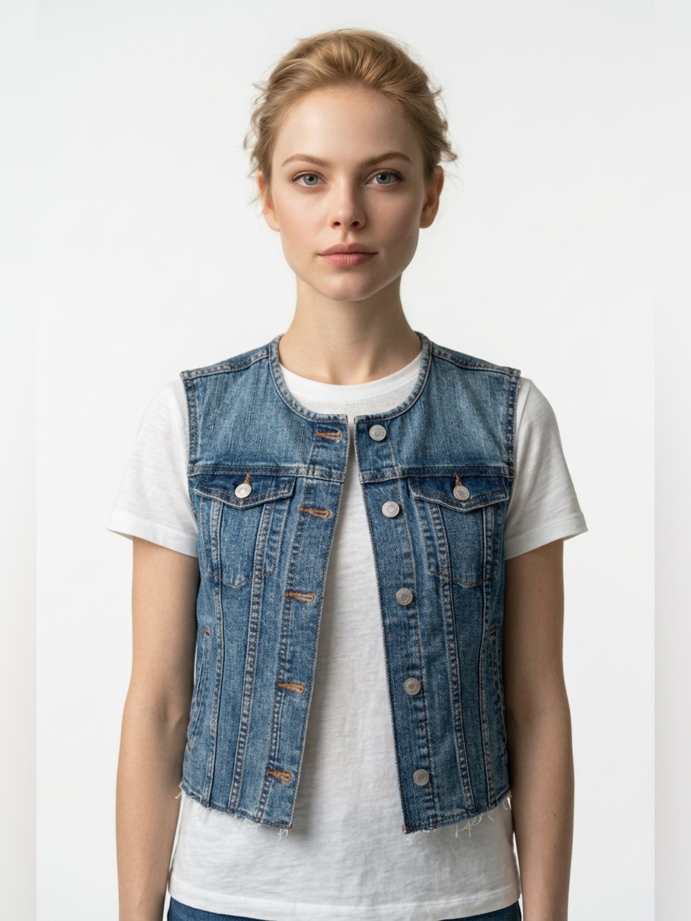 Banana Republic denim vest